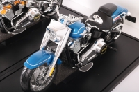 custom made model of Harley-Davidson Fat Boy Gray Ghost 2025 motorcycle